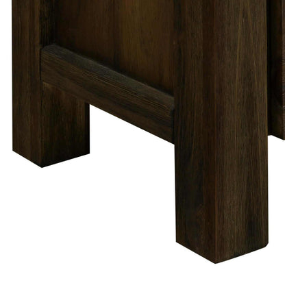 Buffet Sideboard in Chocolate Colour Constructed with Solid Acacia Woo