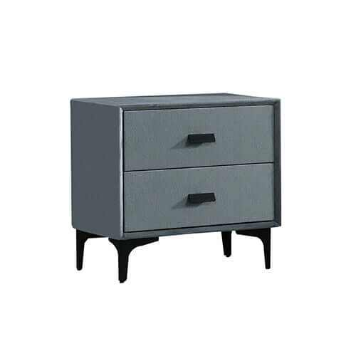 Estella Fabric Upholstery Mid Century Nightstand