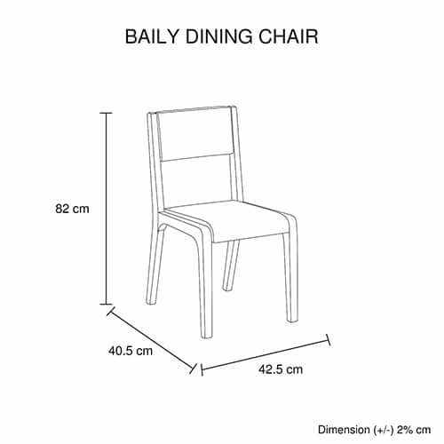 2x Wooden Kitchen Chairs Frame Black Leatherette Medium High Backrest