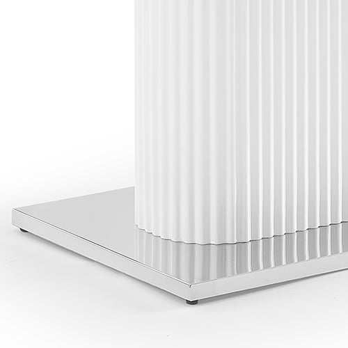 Aspen Ceramic Dining Table MDF Stainless Steel feet