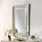 Rectangular Wall Mirror - Silver Colour