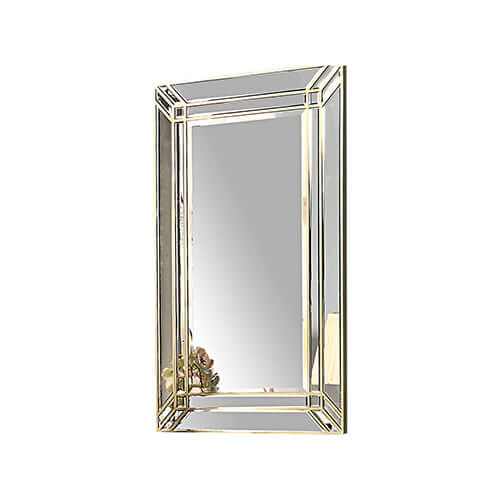 Rectangular Wall Mirror - Silver Colour