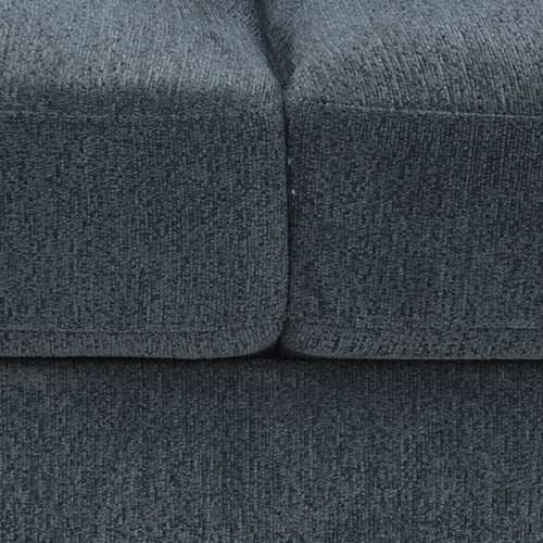 Charcoal polyester fabric with textured finish from 2+3 seater sofa set.