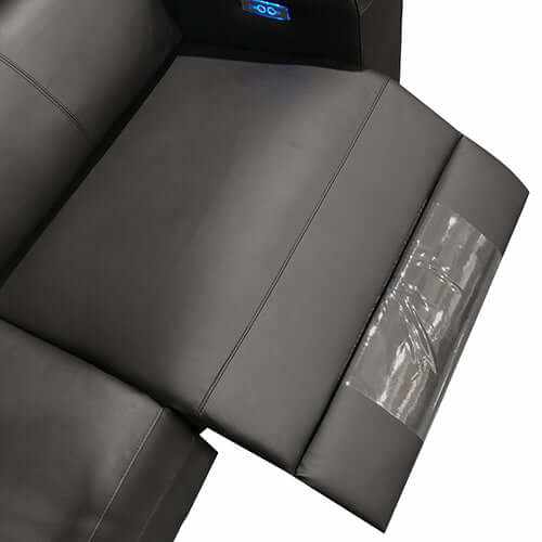 6 Seater Real Leather sofa with Adjustable Headrest