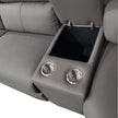 6 seater leather couch