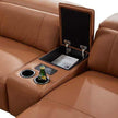 leather reclining sofa with chaise