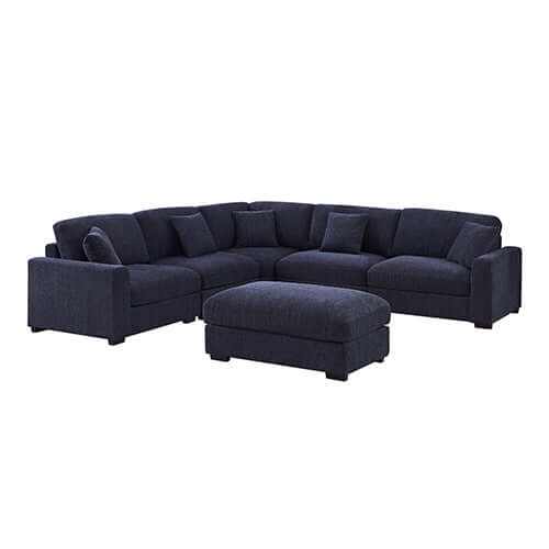 l shape couch with ottoman