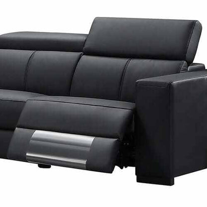 Washington Genuine Leather 6 Seater Recliner Sofa And Reversible Conso