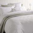 white cotton duvet cover