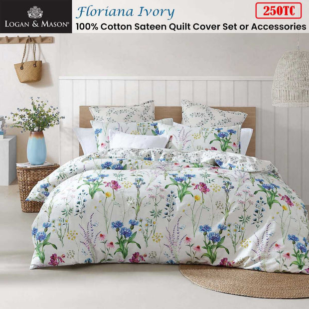 floral quilt cover super king 