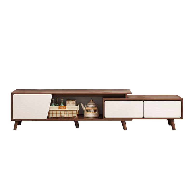 Adjustable TV Stand Entertainment Unit 120-200cm with Storage Drawer