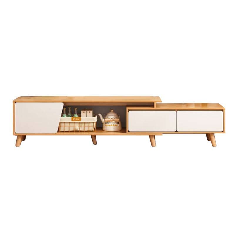 Adjustable TV Stand Entertainment Unit 120-190cm with Storage Drawer