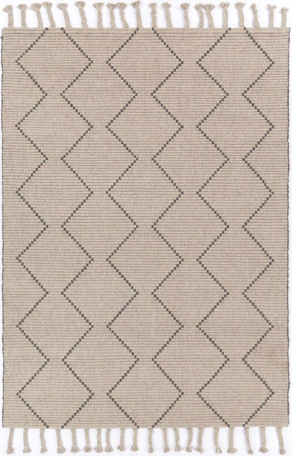 hand-tufted wool rug