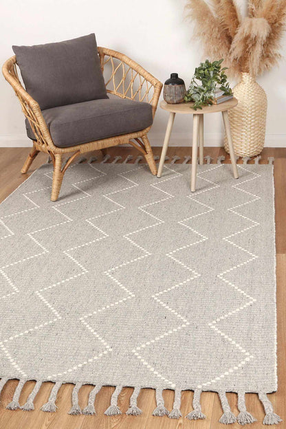 Goa Hand Tufted Rug - GREY - 300x400