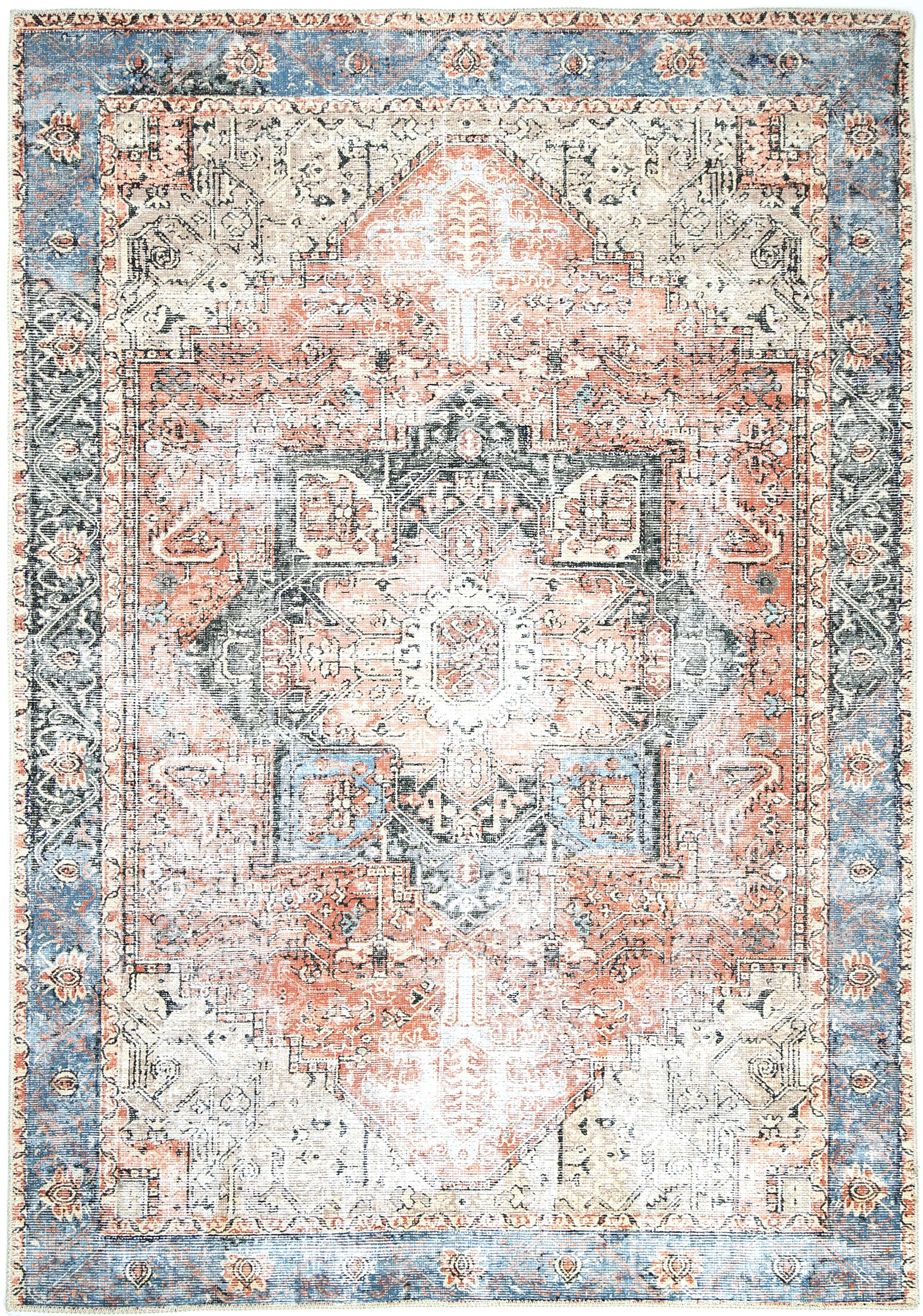 Affordable Vintage Crown Rug Without Fringe-Upinteriors