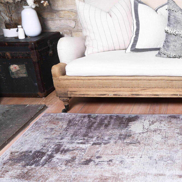 vintage distressed rug