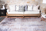 vintage distressed rug