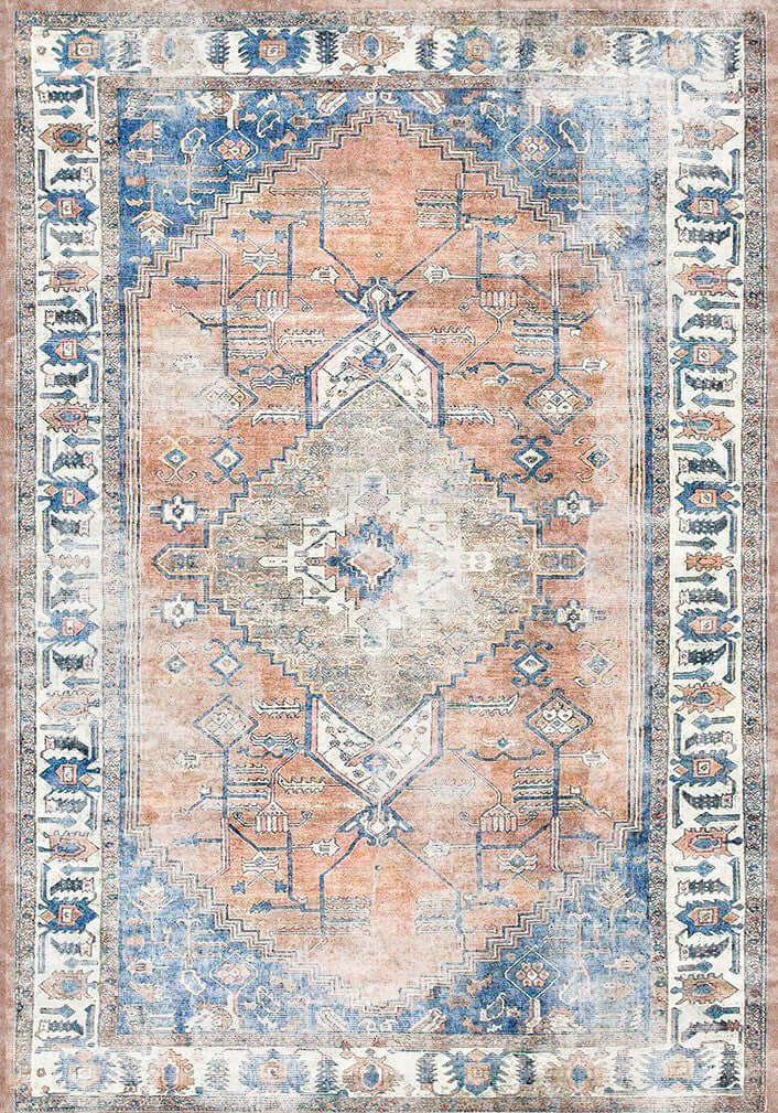 Vintage Crown Deco Rug - Durable & Stylish-Upinteriors