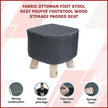 Fabric Ottoman Foot Stool 