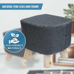 Fabric Ottoman Foot Stool 