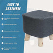 Fabric Ottoman Foot Stool 