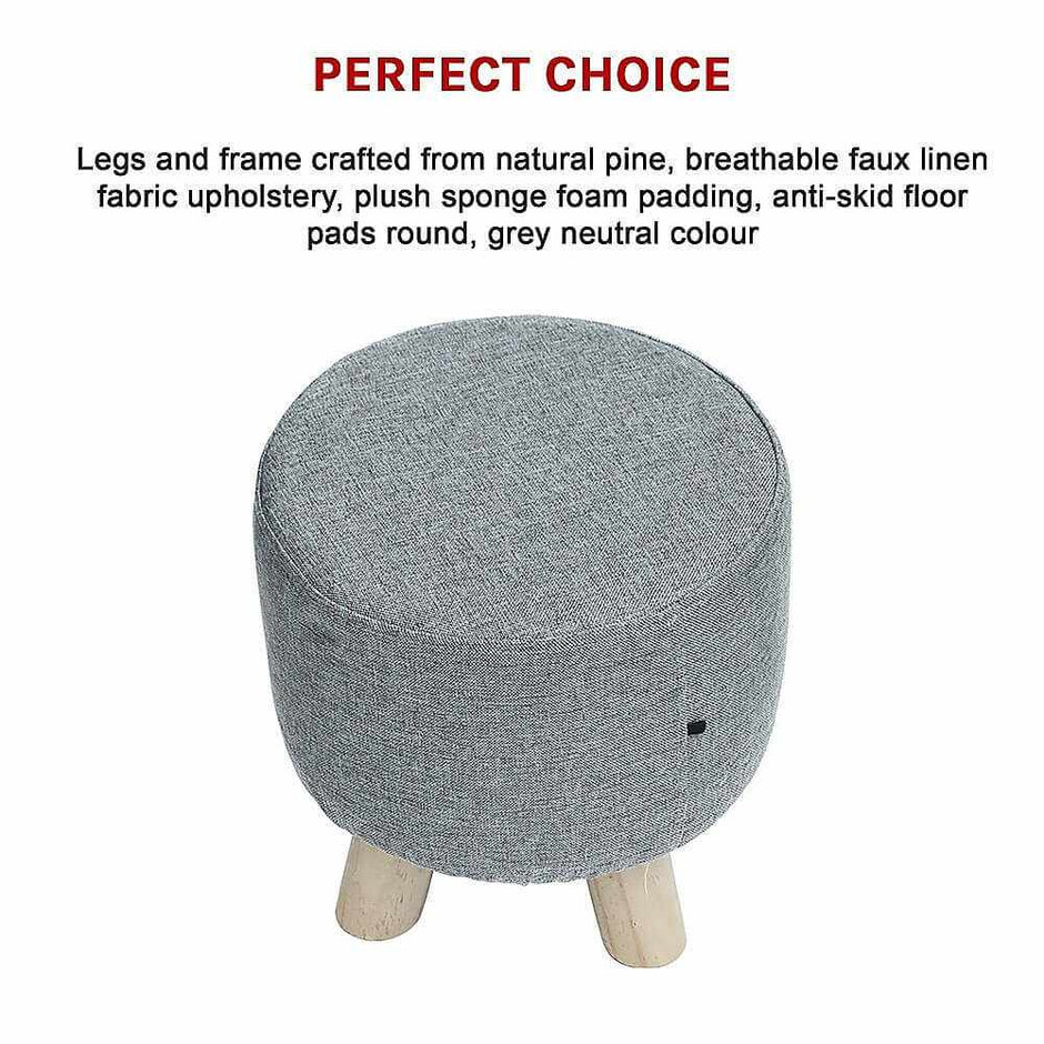 cloth foot stools