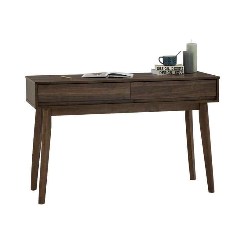 Hirado Walnut Console Hallway Table
