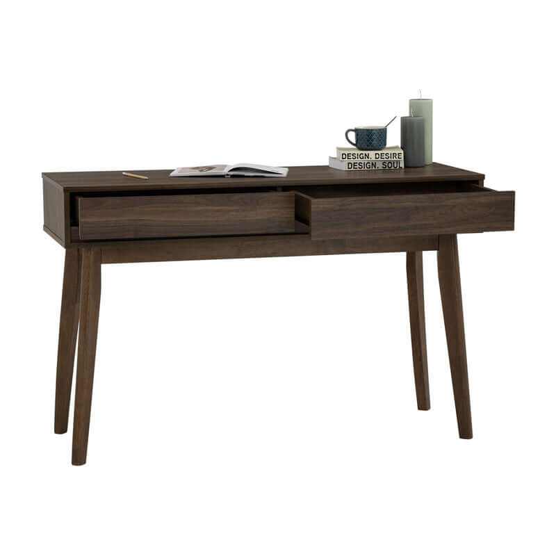 Hirado Walnut Console Hallway Table