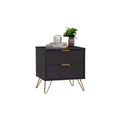 black side table