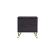 black side table