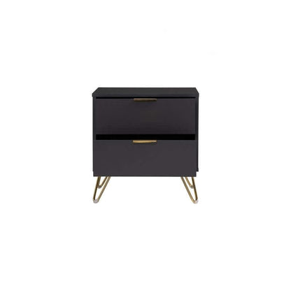 black side table