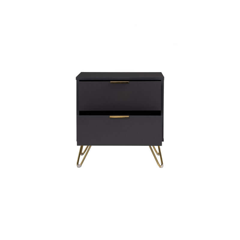 black side table