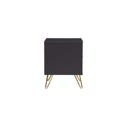 black side table