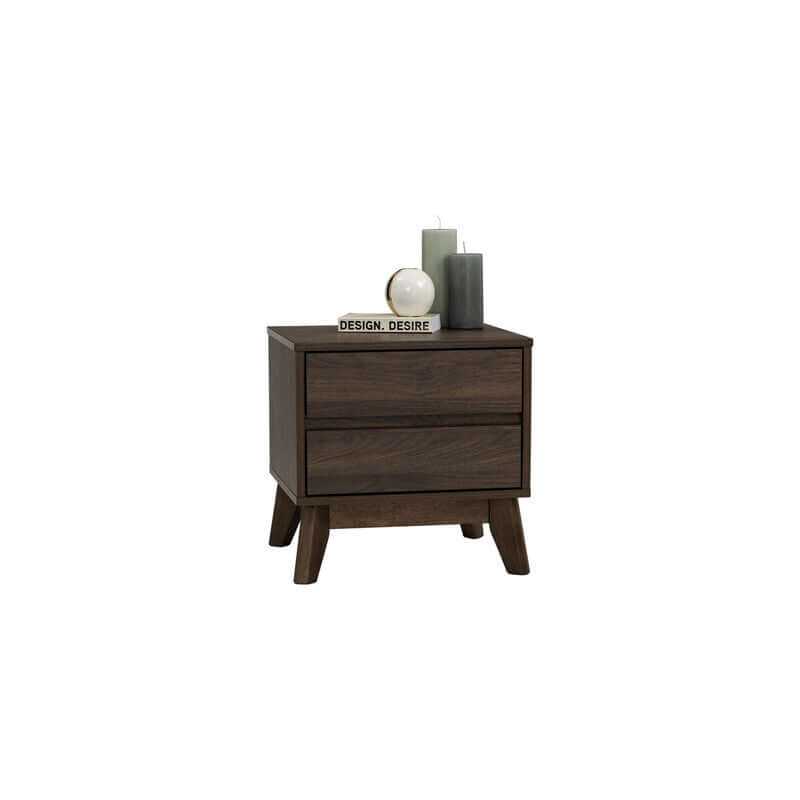 walnut nightstand