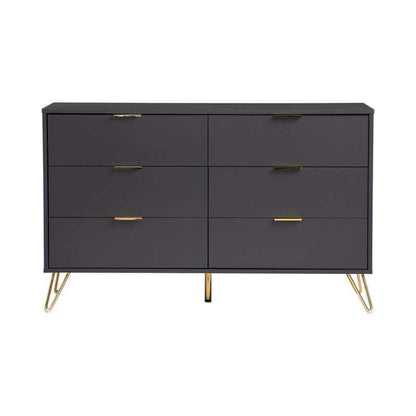 Volos Sideboard Buffet Cabinet - Black