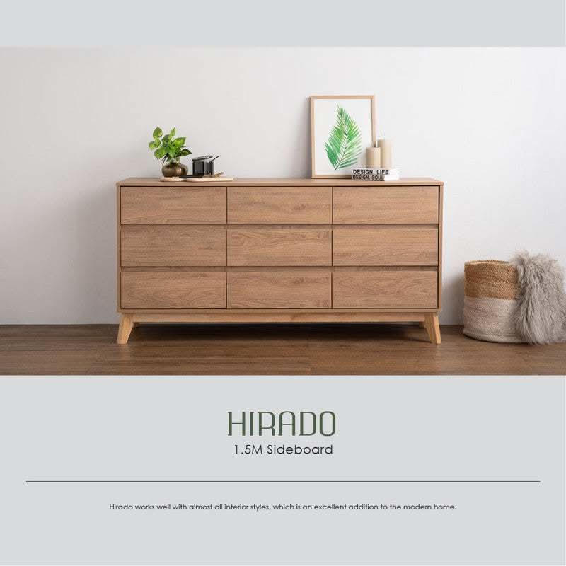 Hirado Oak Sideboard Buffet - Natural