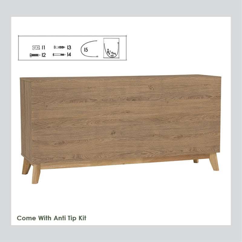 Hirado Oak Sideboard Buffet - Natural