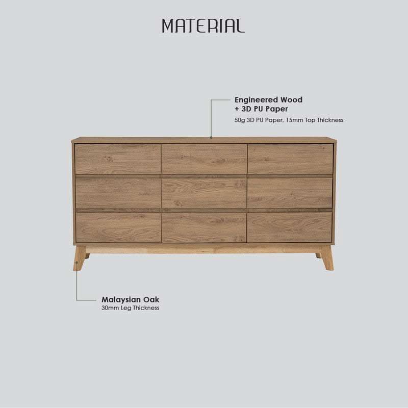 Hirado Walnut Buffet Sideboard - Cocoa