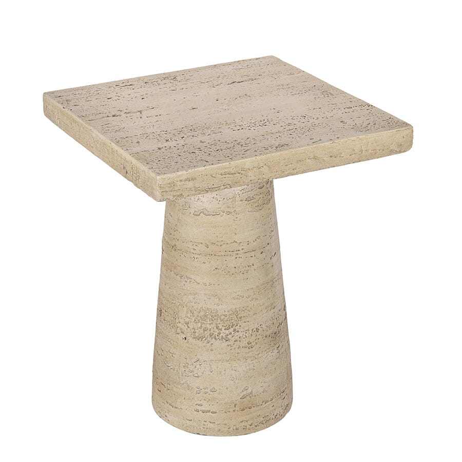 LOGAN CEMENT SQUARE SIDE TABLE