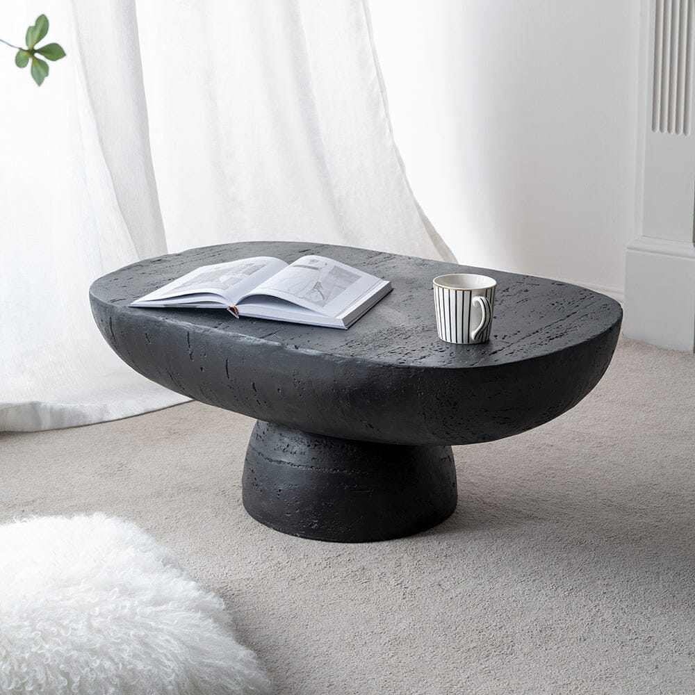 Black Cement Coffee Table