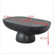 BLACK IS BACK CEMENT COFFEE TABLE