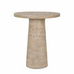 LOGAN CEMENT ROUND SIDE TABLE