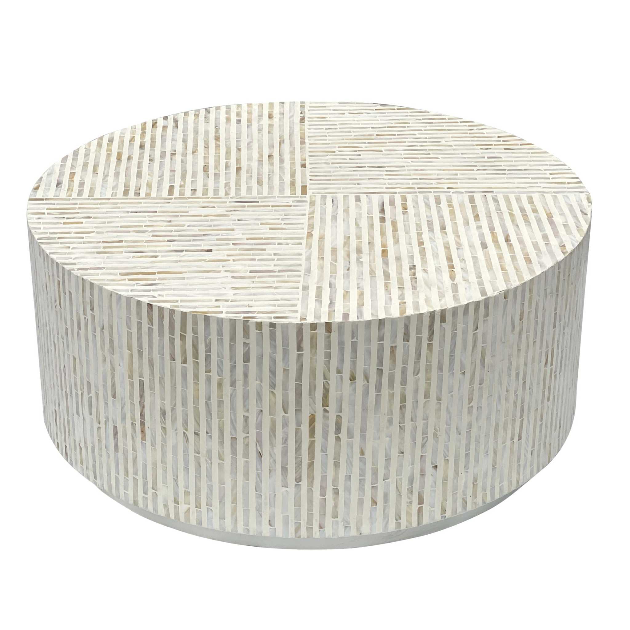 PURIST MOTHER OF PEARL HAND MADE COFFEE TABLE