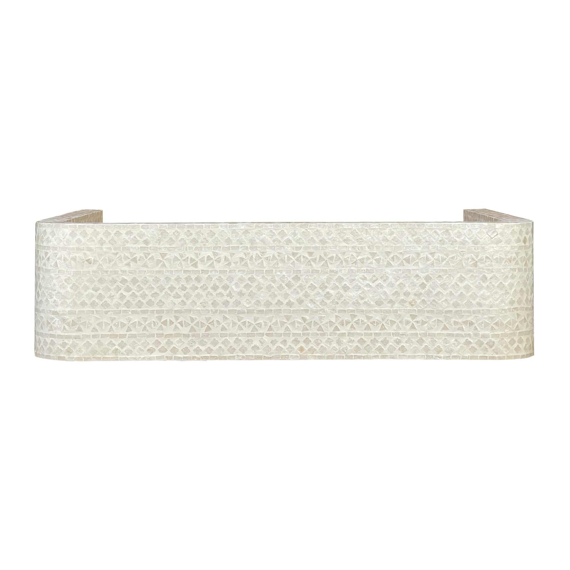 Pearlescent Mother of Pearl Handmade Console Table