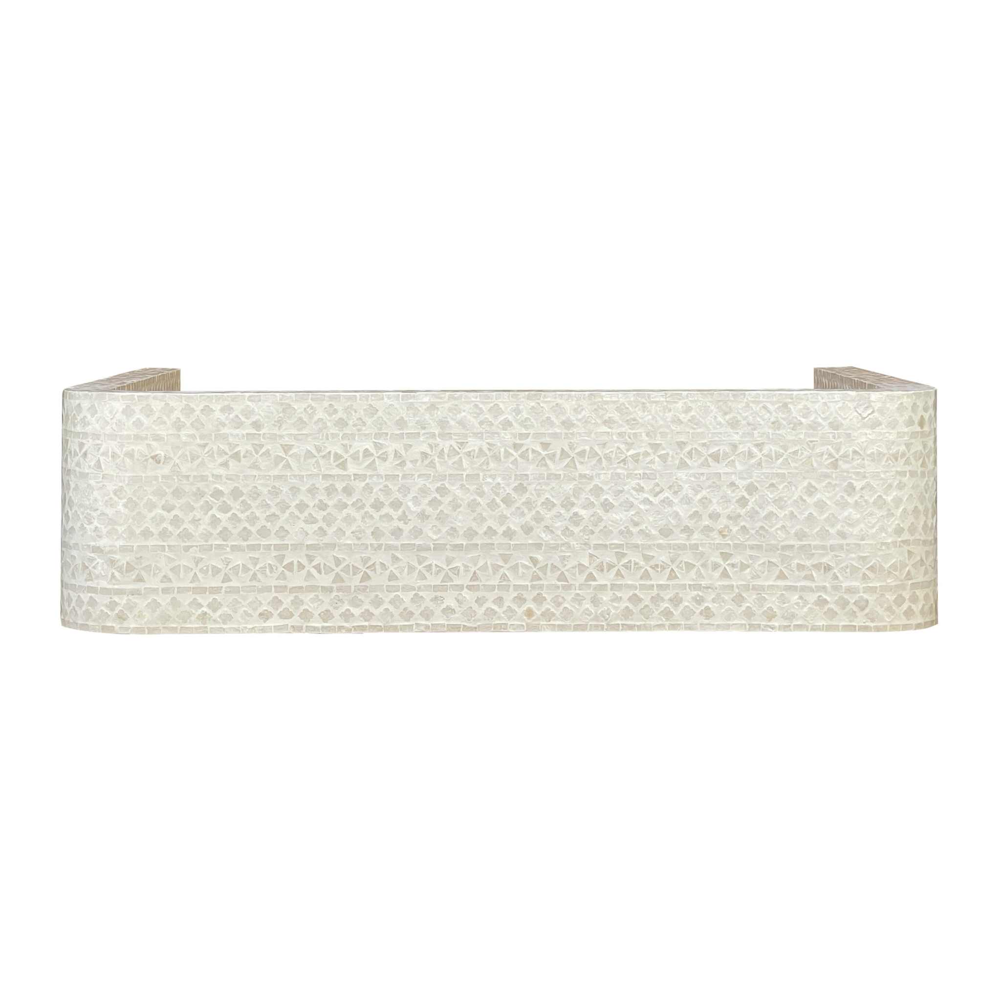 Pearlescent Mother of Pearl Handmade Console Table