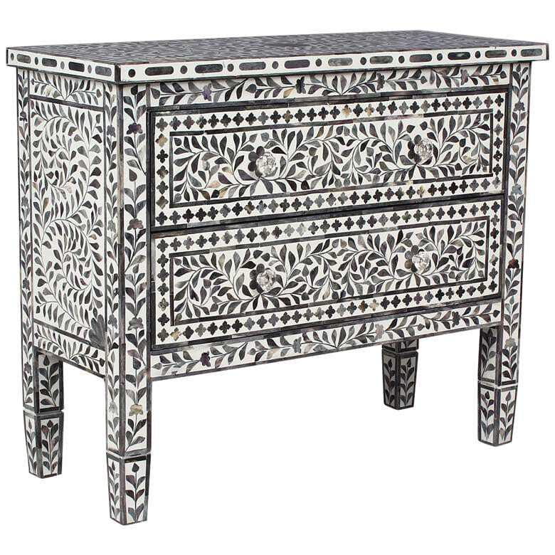 Mother of Pearl Hand Made Chest of Drawers