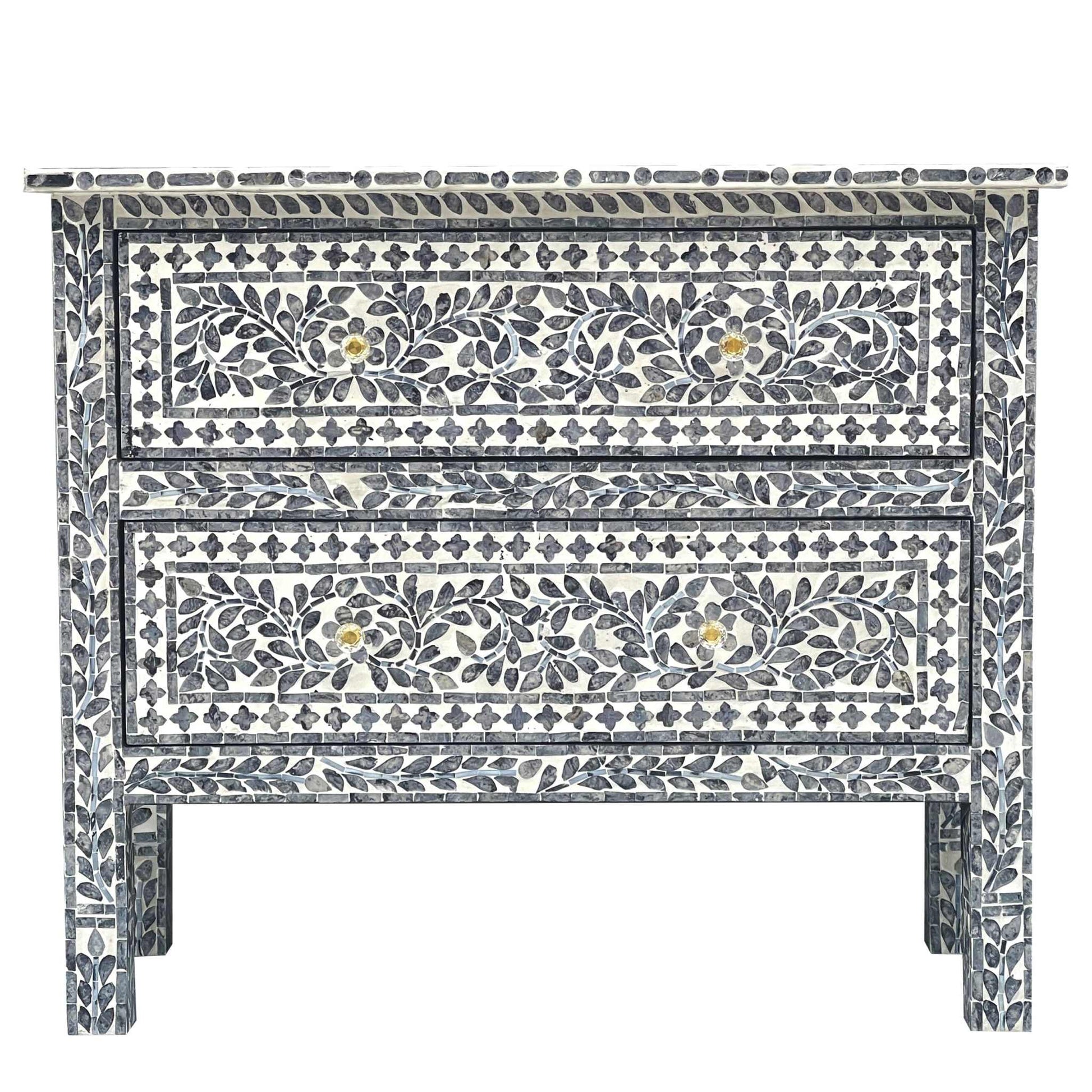 Mother of Pearl Hand Made Chest of Drawers