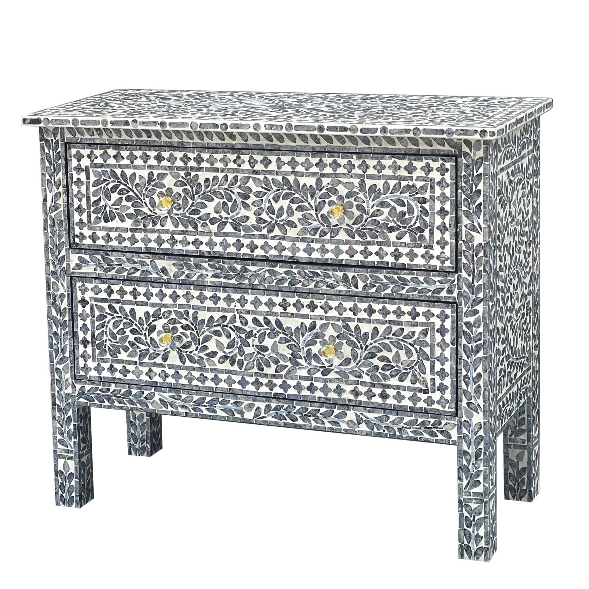 Mother of Pearl Hand Made Chest of Drawers