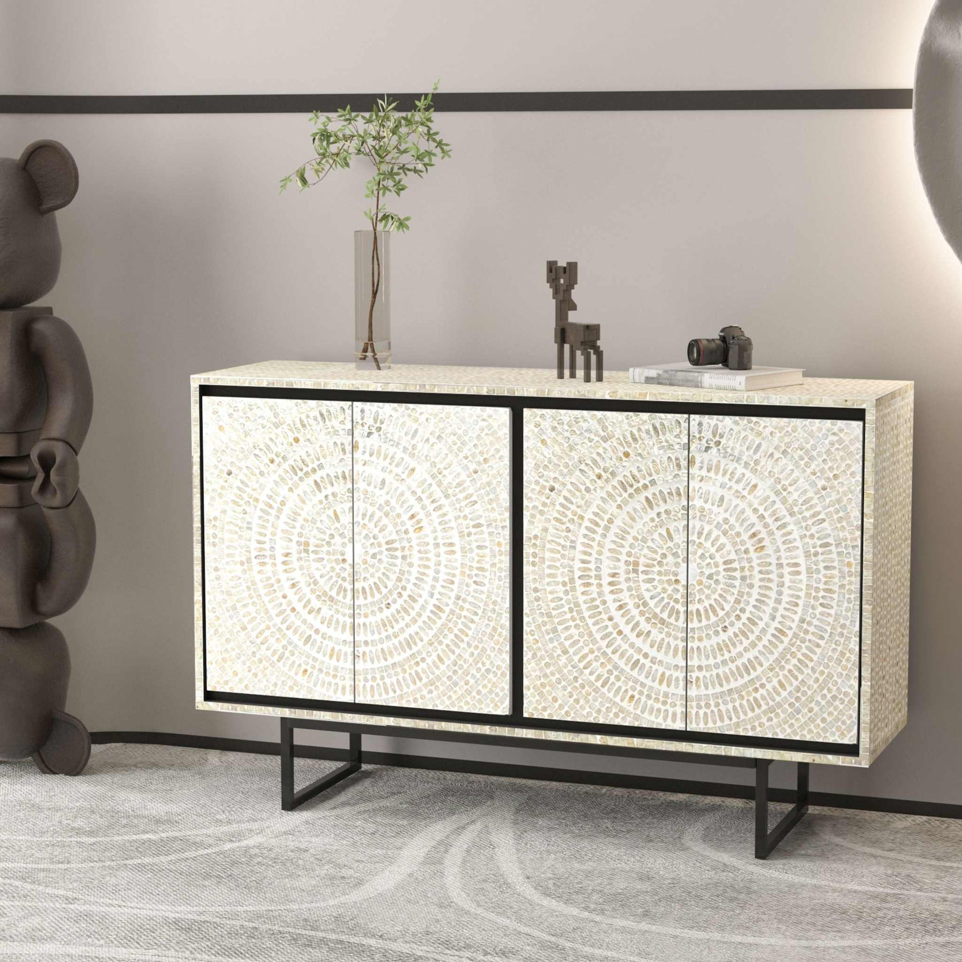 Mother of Pearl Handmade Sideboard