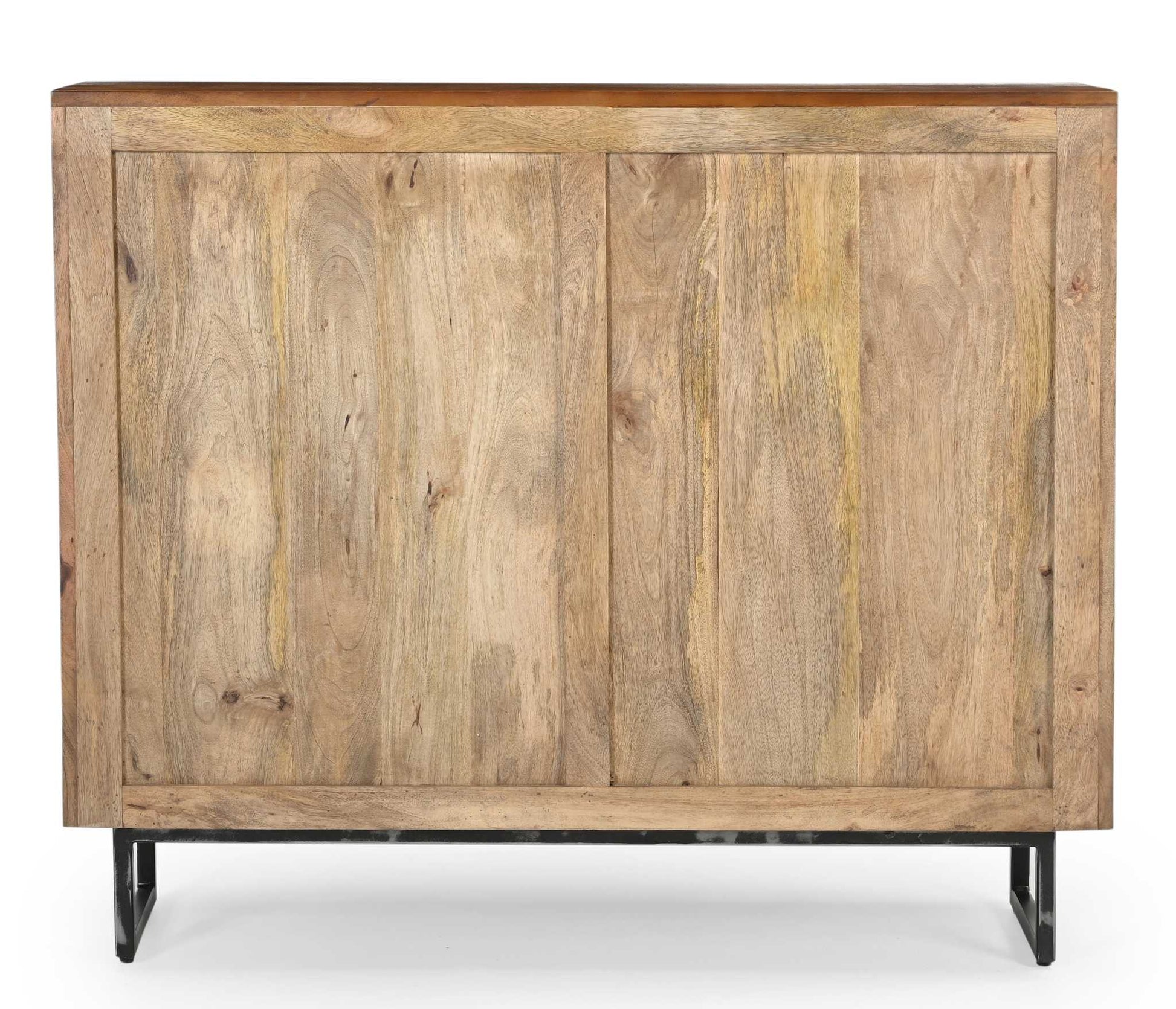 Cowhide Patchwork Chest of Drawers Cabinet